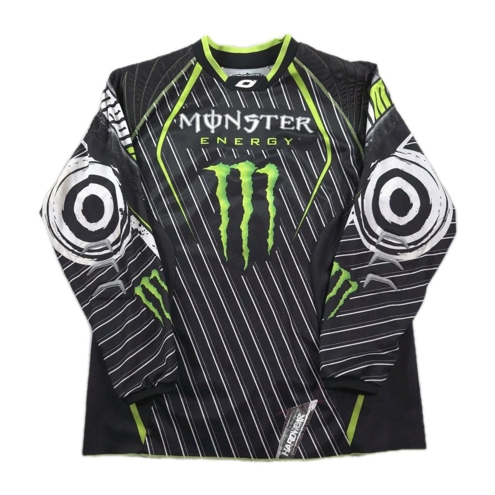O'NEAL Motocross Monster Energy Jersey Mens XL Y2K Vintage MX Racing